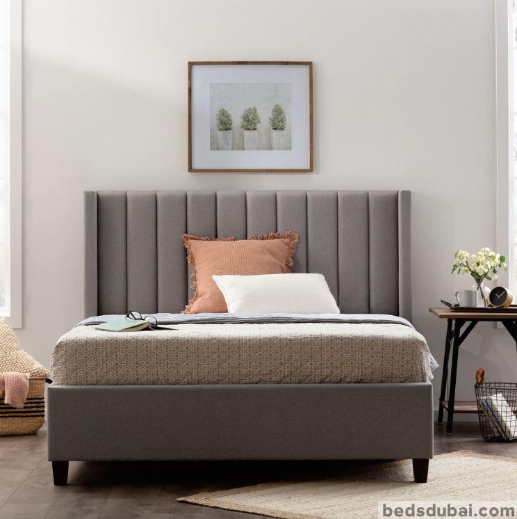 upholstered bed
